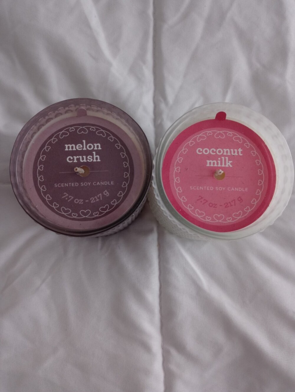 Melon Crush & Coconut Milk Scented Soy Candle